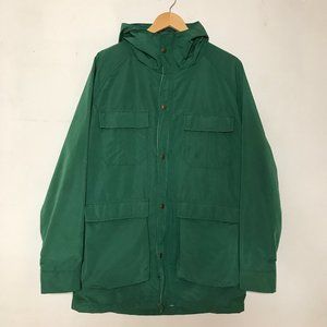 L.L. Bean Baxter State Parka Men Sz M Hooded Zip & Snap Front Nylon Jacket